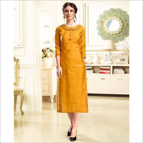 Ladies Dobby Ethnic Kurti