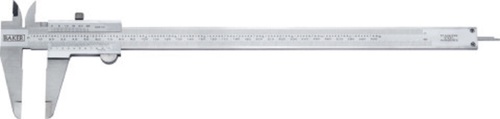 Baker Gauges Vc10 Vernier Calipers - Stainless Steel, 0-300 mm Length | Robust Design, 0.02 mm Least Count, Calibration Certificate Included