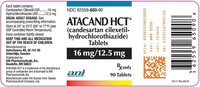 Candesartan Cilexetil and Hydrochlorothiazide Tablets