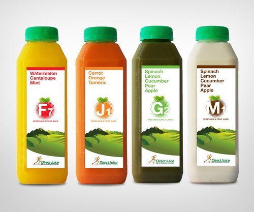 Juice Bottle Label