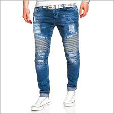 Blue Mens Ruff Jeans