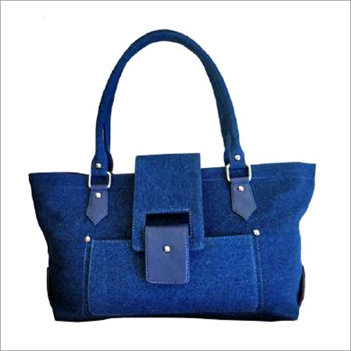 Ladies Denim Fabric Hand Bags