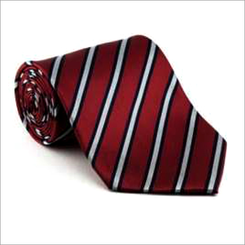 Jaquard Stripe Tie By AJANTA INTERNATIONAL
