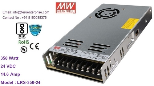 Lrs-350-24 Meanwell Smps Power Supply Application: Industrial Automation / Controll Panel / Led Light
