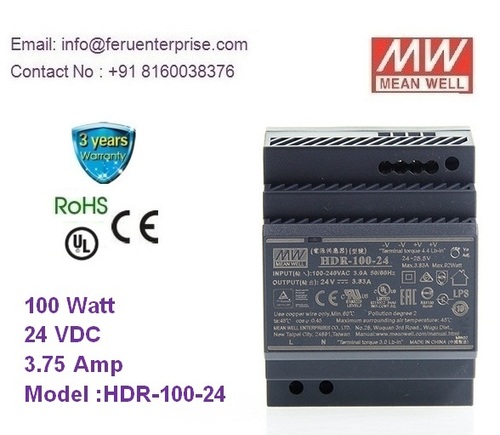 HDR-100-24 Meanwell SMPS Power Supply