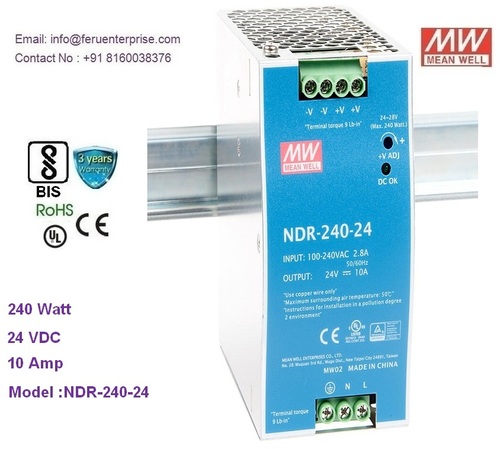 NDR-240-24 Meanwell SMPS Power Supply