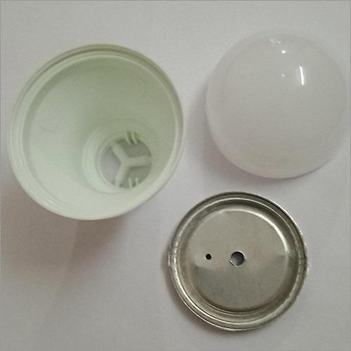 PP Bulb Housing - 57 MM, Round Shape, Cool White Color, 9W Power, B22 Base, Plastic & Metal Material, 220V Input Voltage