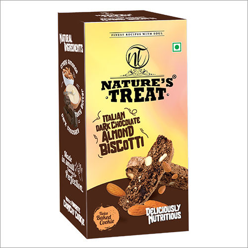 Italian Dark Chocolate Almond Biscotti Pack Size: 60 Gram