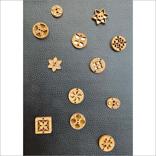 Fancy Wood Button
