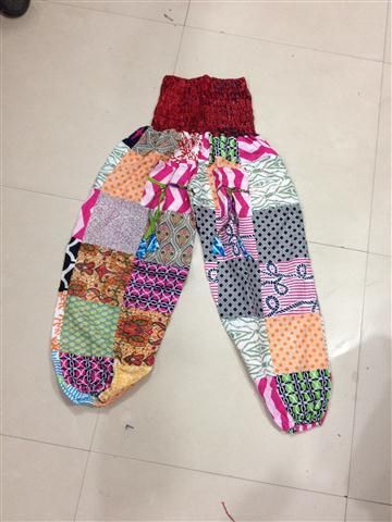 Indian Boho Art Silk Harem Pants Trousers - Women Silk Pants