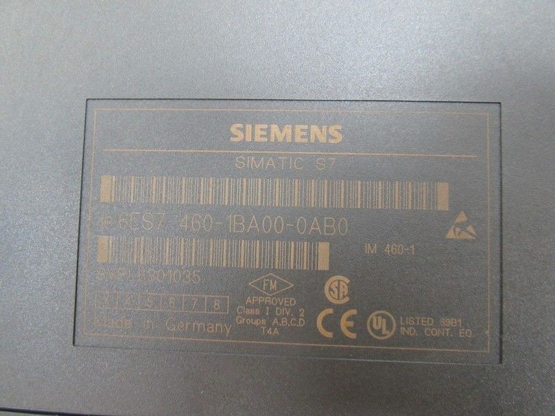 SIEMENS SIMATIC S7 6ES7 460-1BA00-0AB0