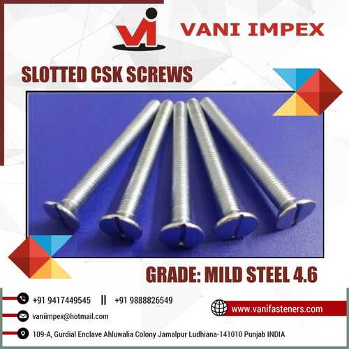 Csk Slotted Screws