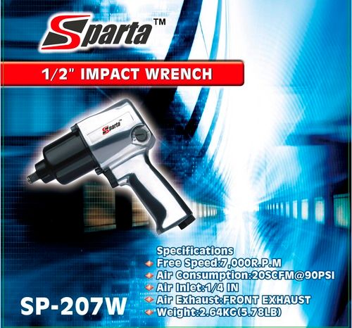 Sparta 1/2'' Air Impact Wrench - Twin Hammer (Sp-207w)