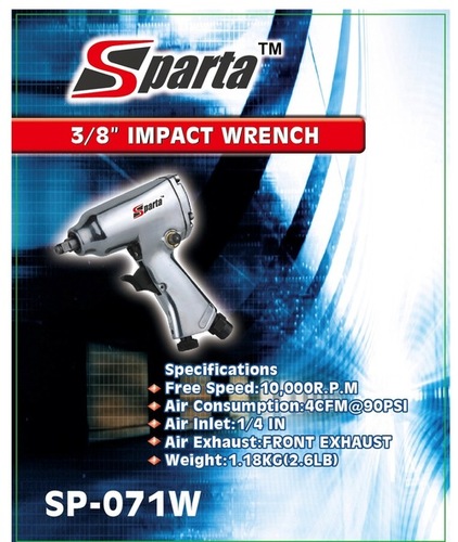 Sparta 3/8'' Air Impact Wrench - Rocking Dog (Sp-071w)