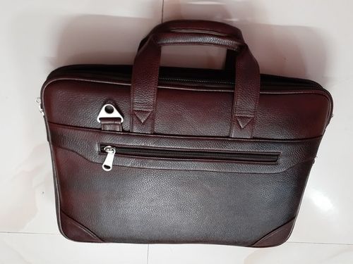 Black Leather Laptop Bag