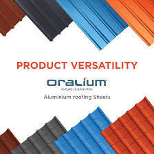 Coffee Brown Oralium Grantile Aluminium Profile Roofing Sheets