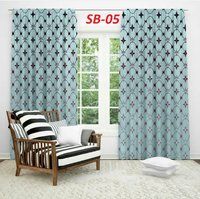 Blackout Digital Print Curtains