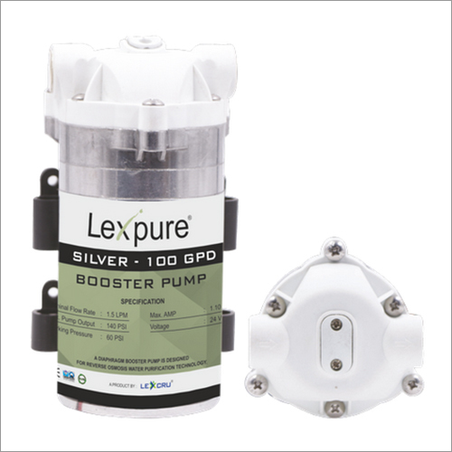 100  RO GPD Lexpure Booster silver  Pump