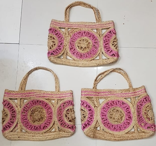 Women Beach Woven Tote Bag with Handle