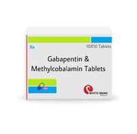 Gabapentin & Methylcobalamin Tablets - 100mg Gabapentin & 500mcg Methylcobalamin, Treats Nerve Damage, Anemia, Neurological Pain, Improves Recovery