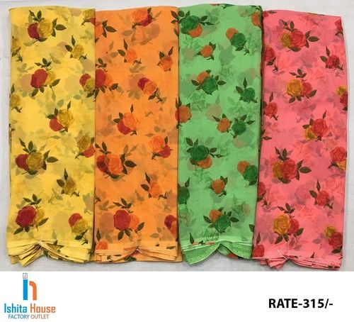 Floral Printed Sarees