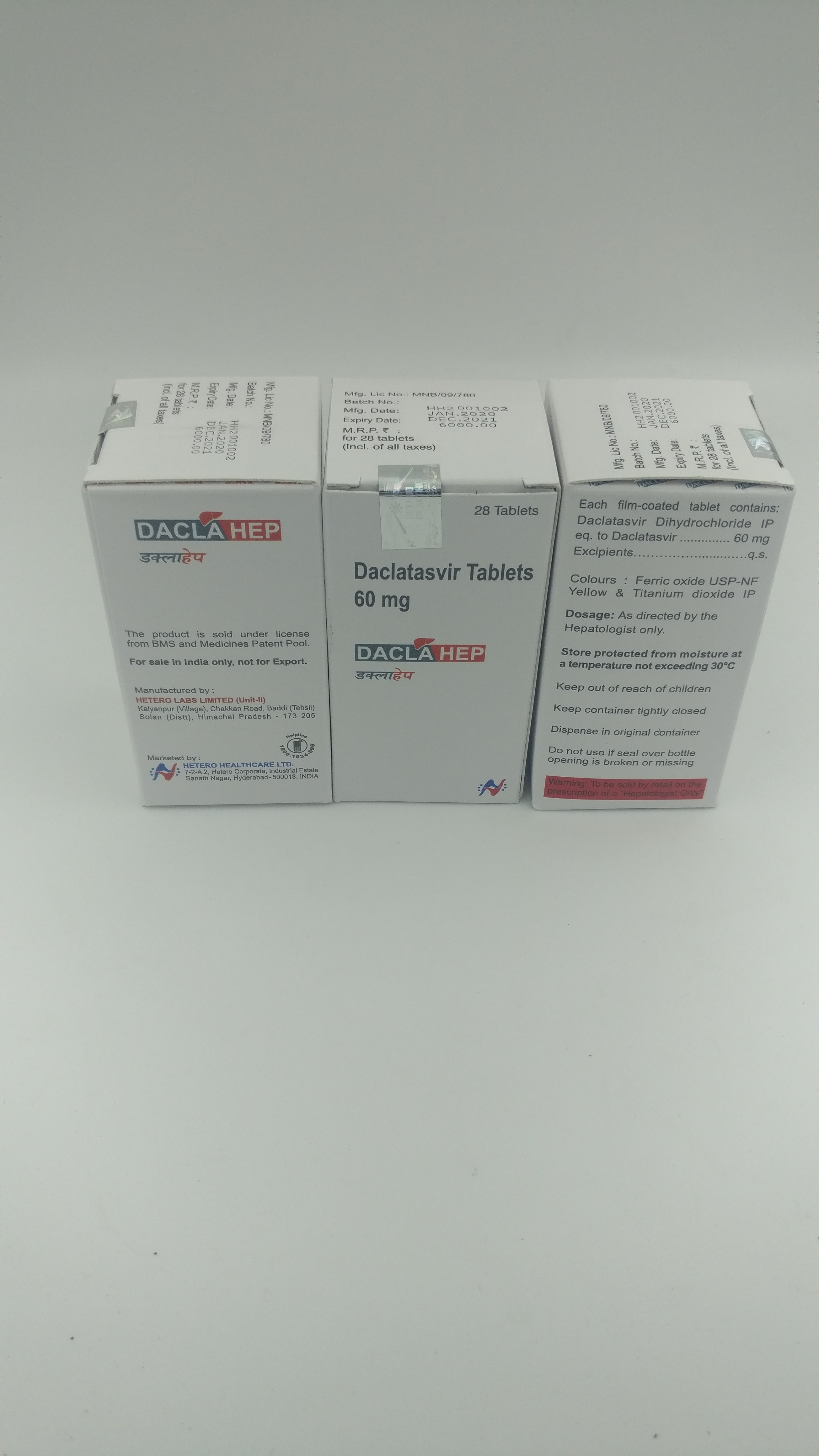 Daclahep Tablet