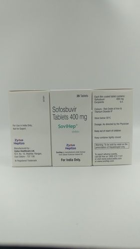 Sovihep Tablet Ingredients: Sofosbuvir 400 Mg