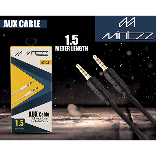 1.5 Mtr Aux Cable Body Material: Plastic