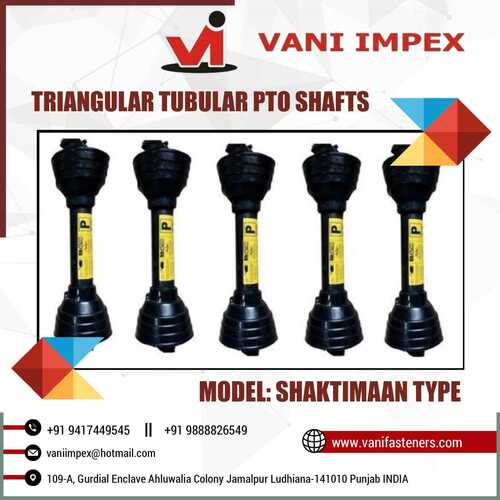 Triangular Tubular Pto Shafts (Shaktiman Type)