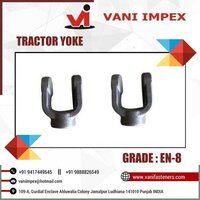Tractor Yoke - Steel Material, Polished Finish, Premium Quality En-8 Grade