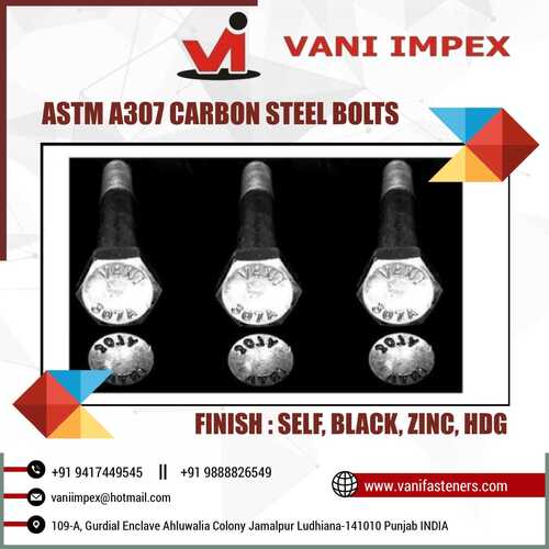 Astm A307 Carbon Steel Bolts
