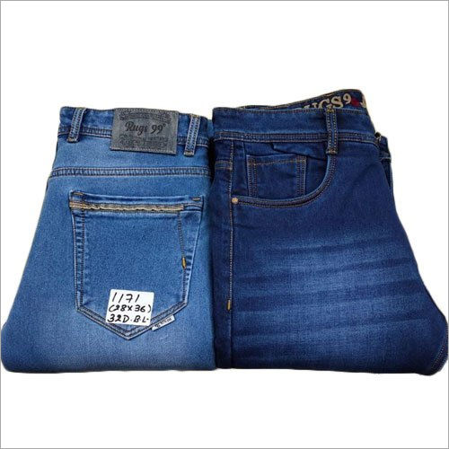 Blue Mens Denim Stretchable Jeans at Best Price in Delhi | Helmet ...