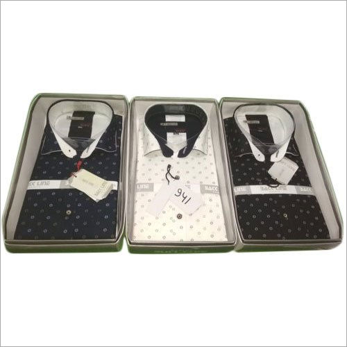 Washable Mens Collar Neck Cotton Shirt