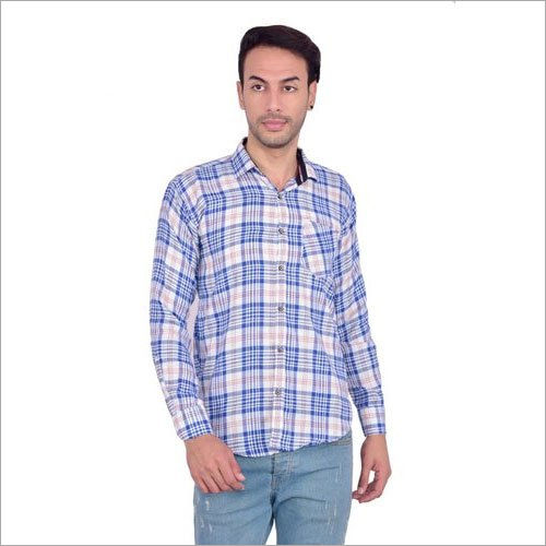 Mens Cotton Long Sleeves Shirt