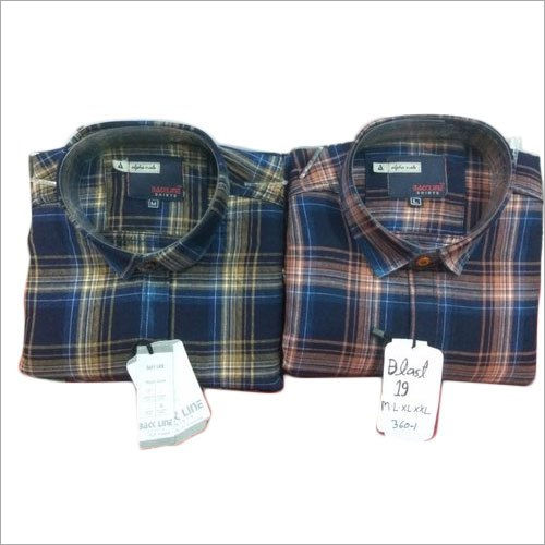 Mens Full Sleeves Collar Neck Shirt