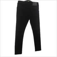 Mens Black Lycra Jeans