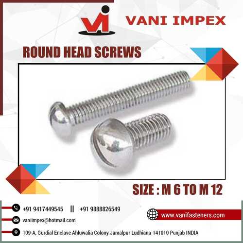 Round Screw Nut Bolt