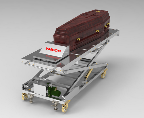 New High Quality Product 2021 Dead Body Lifting Trolley For Crematorium