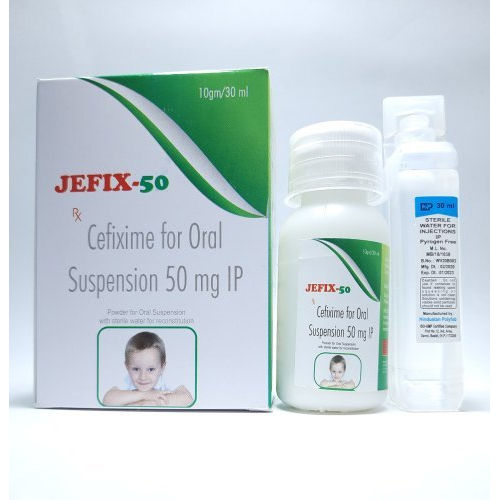 50 Mg Cefixime For Oral Suspension