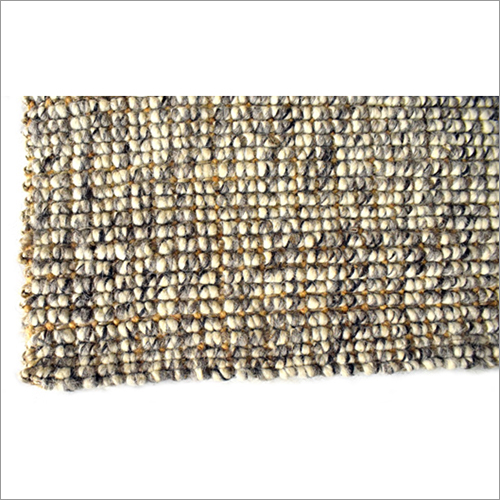 Wool Jute Grey Rug Back Material: Anti-Slip Latex