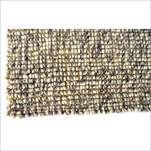 Wool Jute Grey Rug