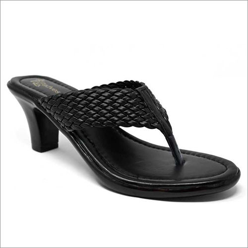 Men's PU Leather Black Sandals Fancy City Style from SMD Footwear