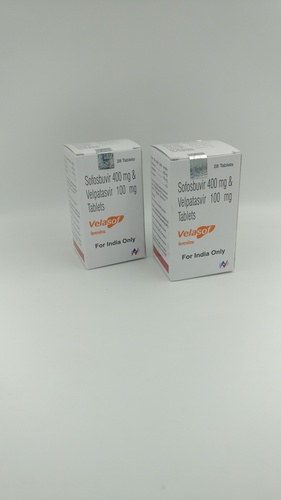 Tablets Velasof Tablet(Velpatasvir 100 Mg + Sofosbuvir 400 Mg)