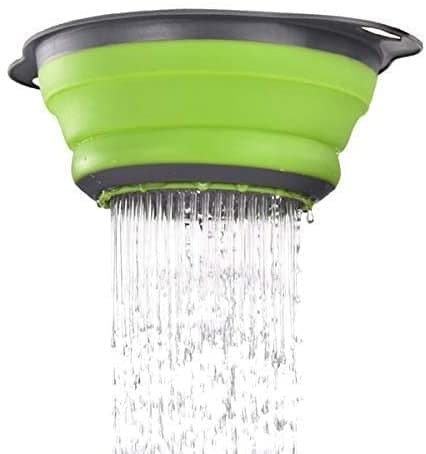 Big Size (1 Pcs) Foldable Silicone Round Food Strainer