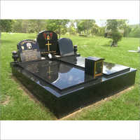 Black Galaxy Granite Gravestone