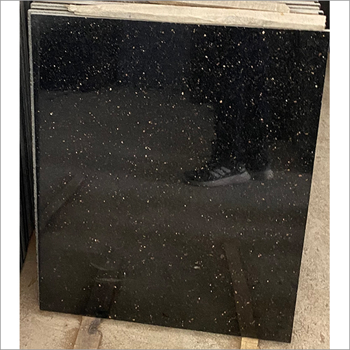 Black Galaxy Granite Stone Tile For Kitchen Countertop