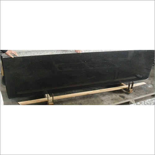 Black Galaxy Granite Stair Slab