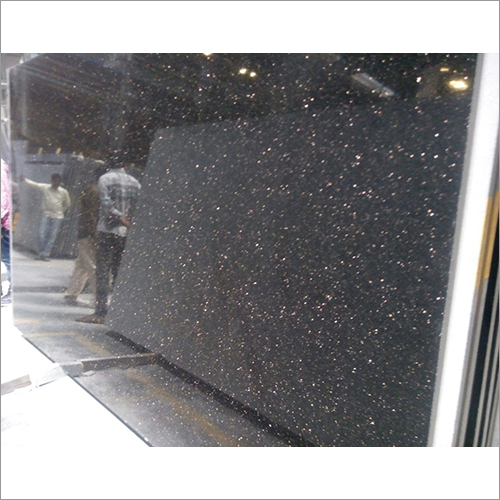 Indian Black Star Galaxy Granite Slab