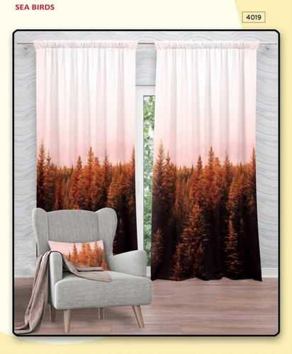 Blackout Digital Print Curtains