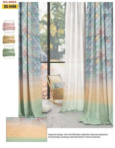 Blackout Digital Print Curtains